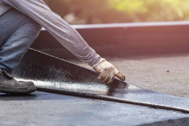 Professional Waterproofing technician working in Peachtree City, GA